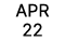APR 22