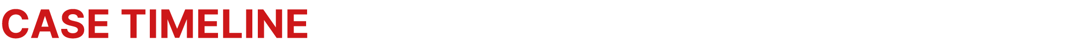 Case TIMELINE